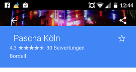Neues Google-Feature zeigt: Wann ist im Kölner „Pascha" am meisten los?