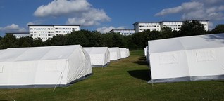 Flüchtlinge: Erst die Zelte, dann die Anwohner