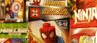 LEGO-Spielzeuge aus China - Spider-Man kommt unter die Walze