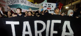Brasilien: Proteste gegen erhöhte Fahrpreise