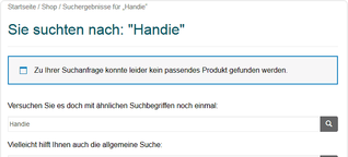 Usability: Die Suchergebnisseite "no products found" von WooCommerce optimieren - lautzeichen.de