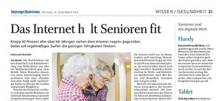Das Internet hält Senioren fit