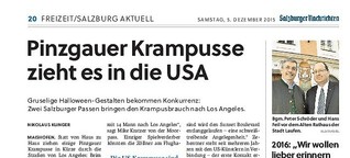 Pinzgauer Krampusse zieht es in die USA