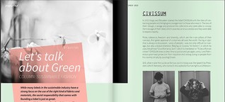 SUPERIOR MAGAZINE
Column "Let's talk about Green"
September 2015