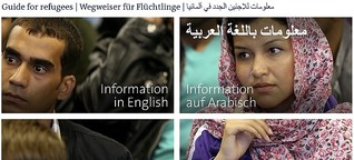 Launch des ARD.de-Spezials "Guide for refugees"