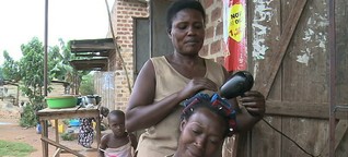 Ein Damenfriseur-Besuch in Uganda 