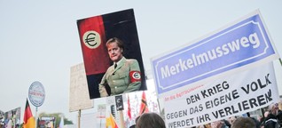 Pegida in Dresden: Hass auf die da oben, Hass auf das Fremde - SPIEGEL ONLINE