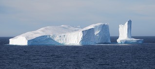 In der Eisberg-Allee: Kolosse aus Eis