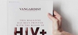 Magazine prints issue using ink laced with HIV positive blood 