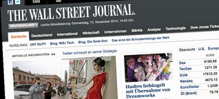 Deutsches „Wall Street Journal" schließt: Was nicht wächst, wird beendet