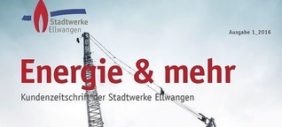 Kundenmagazin der Stadtwerke Ellwangen