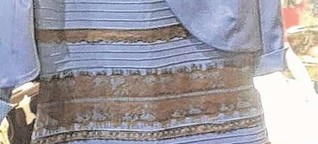 #Dressgate: Darum sehen die einen das Kleid schwarz-blau, die anderen weiß-gold  