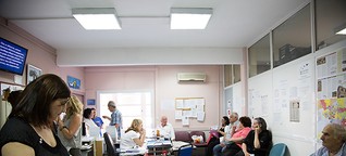 Linderung für Athen : Eine Sozialklinik in Athen hilft Menschen, die sich keine Krankenversicherung mehr leisten können