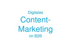 Content-Marketing im B2B