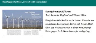 NATUR 5/2016: "Streitfall Windkraft"
