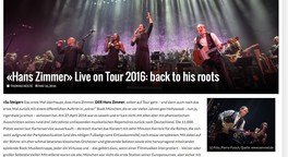 Hans Zimmer live on Tour - ein Erlebnis