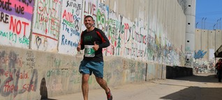 In Palästina wird ein Marathon zum Protest