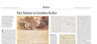 Der Schatz in Goethes Keller