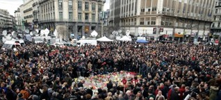 Ganz Belgien schweigt zum Gedenken an die Opfer