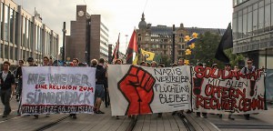Solidarität mit Flüchtlingen in Heidenau