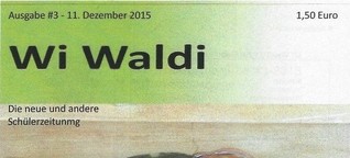 Wi Waldi #3, Schülerzeitung der Waldorfgschule Wiesbaden