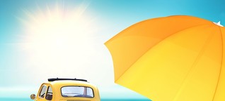 Sonnencreme beschädigt im Urlaub Autos