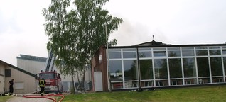 Großbrand im Lankower Fitness-Studio