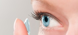 Kontaktlinsen: Falsche Pflege kann die Sehkraft kosten