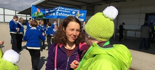 Herzlicher Empfang für Gold-Laura: Biathletin wird am Münchner Flughafen gefeiert | BR.de
