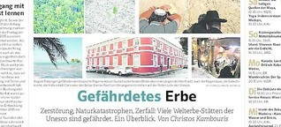 Gefährdetes Erbe - 
Reisejournal WAZ