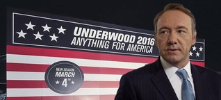 PR-Streich zu US-Wahlen: Netflix schickt Kandidat Frank Underwood ins Rennen