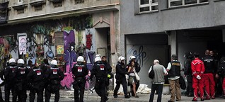 Polizei räumte "Pizzeria Anarchia": 19 Besetzer festgenommen