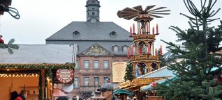 Weihnachtsmarkt Hanau: Menschenrechte und Suppenbrot