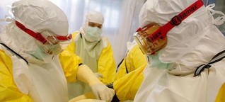 Ebola: Etwas freie Haut kann tödlich sein