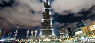 Ein besseres Bild der Erde: Fotoschule. Burj Khalifa in Dubai