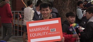 Taiwans Streiter für Homo-Ehe vor Teilerfolg