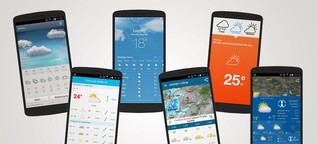 Wetter-Vorhersage - Diese Wetter-App lässt Sie nicht im Regen stehen