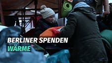 Berliner spenden Wärme für Obdachlose