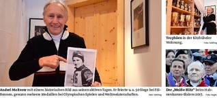 Anderl Molterer-Skilegende, der neuenmalige Gewinner des Hahnenkammrennens 