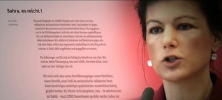 Sahra Wagenknechts umstrittene Äußerungen zur Flüchtlingspolitik | MDR exakt