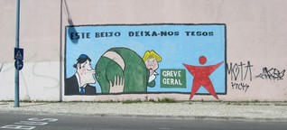 Krisen-Kunst in Portugal: Wut an den Wänden