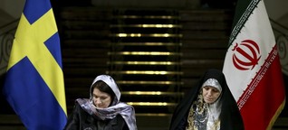 Streit über Iran-Reise von schwedischer Ministerin - Die "erste feministische Regierung der Welt" trägt Kopftuch