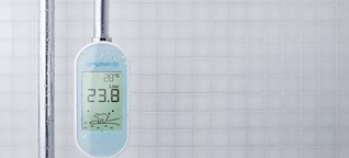 Dusch-Sensor Amphiro: Schlechtes-Gewissen-Maschine für Warmduscher