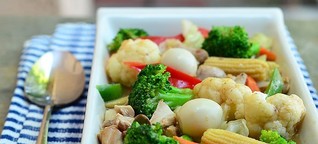 Healthy And Easy Filipino Food, Mix Vegetables, Chicken Curry,