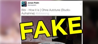 Sorry Leute, aber diese angebliche Studioaufnahme von Bibis Song ist fake
