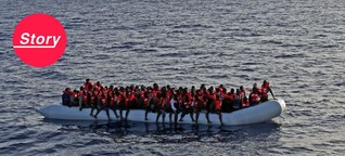 Flucht über das Mittelmeer: "Was hier draußen passiert, ist einfach nur krank"