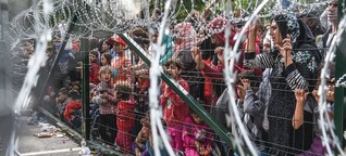 360°-Video: Das Flüchtlingslager Horgoš - Schandfleck der EU-Außengrenze