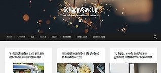 Launch des Finanzblogs SoHappySaveUp!