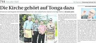 Die Kirche gehört auf Tonga dazu