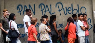 Knappe Lebensmittel, hohe Schulden: Venezuela droht der Kollaps - SPIEGEL ONLINE - Wirtschaft